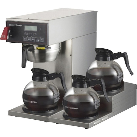 Coffee Pro BREWER, COM, 3BRN, PROG CFPCP3AI